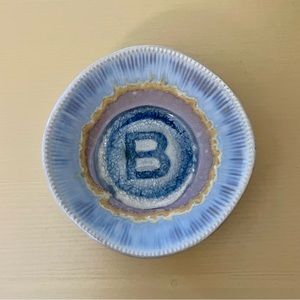 Anthropologie Crystie Monogram Trinket Dish Initial B